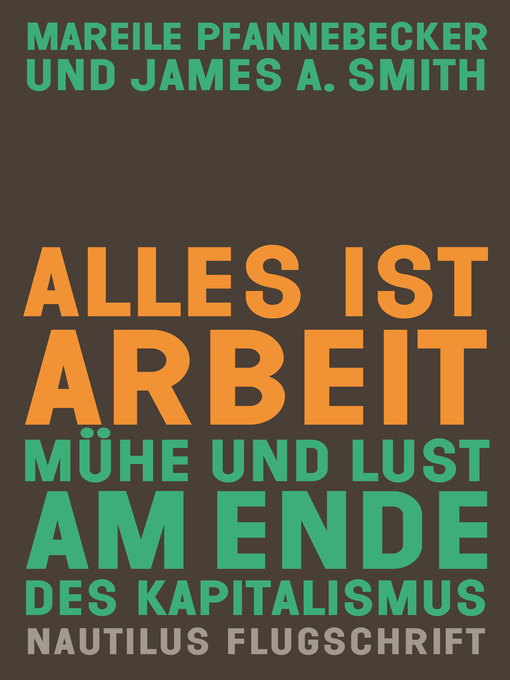 Title details for Alles ist Arbeit by Mareile Pfannebecker - Available